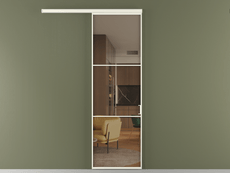 Перегородка Формато вдоль стены 1 створка