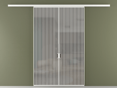 Перегородка Формато вдоль стены 2 створки