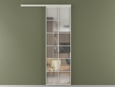 Перегородка Формато вдоль стены 1 створка