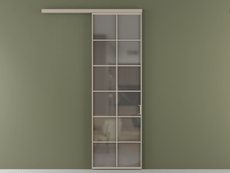 Перегородка Формато вдоль стены 1 створка