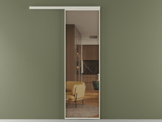 Перегородка Формато вдоль стены 1 створка