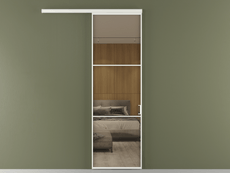 Перегородка Формато вдоль стены 1 створка