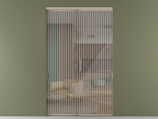 Перегородка Формато внутри проёма 2 створки