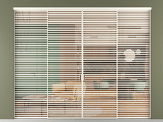 Перегородка Формато внутри проёма 4 створки