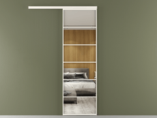 Перегородка Формато вдоль стены 1 створка