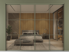 Перегородка Формато внутри проёма 4 створки