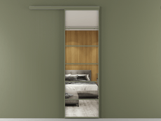 Перегородка Formato вдоль стены 1 створка