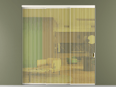 Перегородка Формато внутри проёма 3 створки с синхронным механизмом