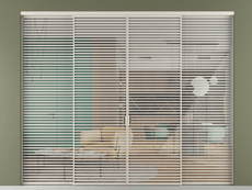 Перегородка Formato внутри проёма 4 створки