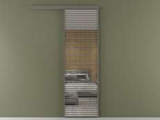 Перегородка Формато вдоль стены 1 створка