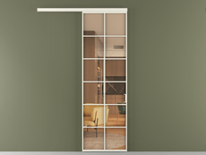 Перегородка Формато вдоль стены 1 створка