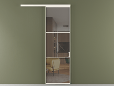 Перегородка Формато вдоль стены 1 створка