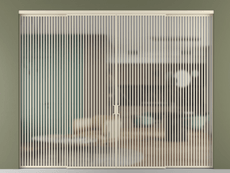 Перегородка Формато внутри проёма 4 створки