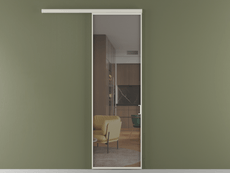 Перегородка Формато вдоль стены 1 створка