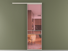 Перегородка Formato вдоль стены 1 створка