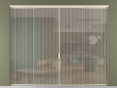 Перегородка Формато внутри проёма 4 створки