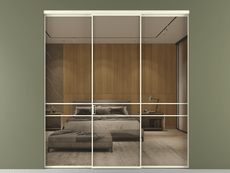 Перегородка Формато внутри проёма 3 створки