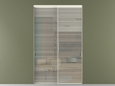 Перегородка Формато внутри проёма 2 створки