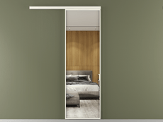 Перегородка Формато вдоль стены 1 створка