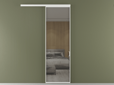 Перегородка Formato вдоль стены 1 створка