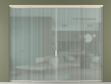 Перегородка Formato внутри проёма 4 створки