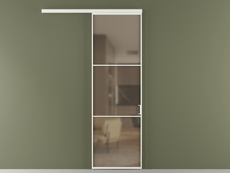 Перегородка Формато вдоль стены 1 створка