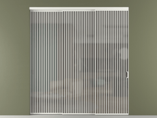 Перегородка Формато внутри проёма 3 створки с синхронным механизмом