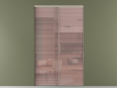 Перегородка Формато внутри проёма 2 створки