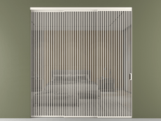 Перегородка Формато внутри проёма 3 створки с синхронным механизмом