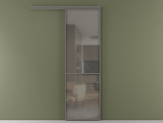 Перегородка Formato вдоль стены 1 створка