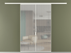 Перегородка Формато вдоль стены 2 створки