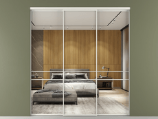 Перегородка Формато внутри проёма 3 створки