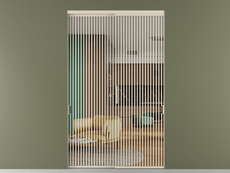 Перегородка Формато внутри проёма 2 створки