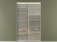 Перегородка Формато внутри проёма 2 створки