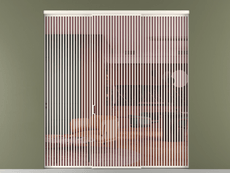 Перегородка Формато внутри проёма 3 створки