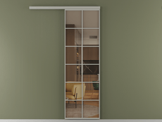 Перегородка Формато вдоль стены 1 створка