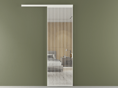 Перегородка Формато вдоль стены 1 створка