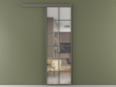 Перегородка Формато вдоль стены 1 створка