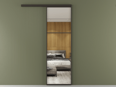 Перегородка Формато вдоль стены 1 створка