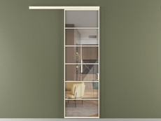 Перегородка Формато вдоль стены 1 створка