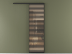 Перегородка Формато вдоль стены 1 створка