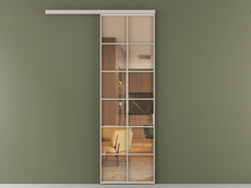 Перегородка Формато вдоль стены 1 створка