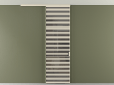 Перегородка Формато вдоль стены на потолок 1 створка