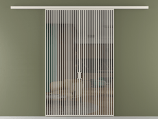 Перегородка Formato вдоль стены 2 створки