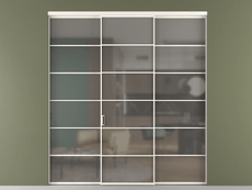 Перегородка Формато внутри проёма 3 створки