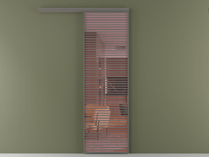 Перегородка Формато вдоль стены 1 створка