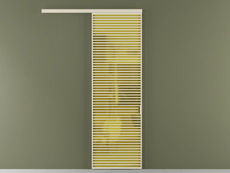 Перегородка Formato вдоль стены одностворчатая