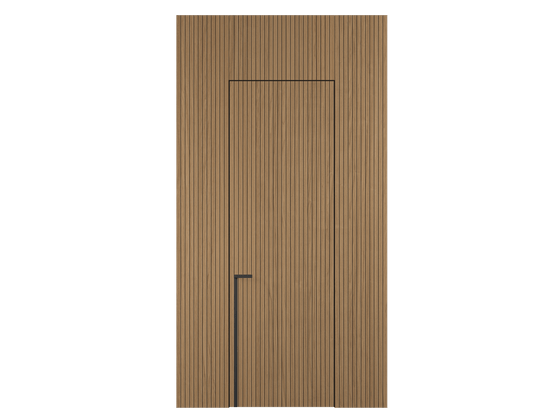 Панели для отделки стен Стеновая панель Фрезерованные Дуб миндальный матовый рифт. Цвет Дуб миндальный матовый рифт. Материал Радиальный шпон Naturwood. Коллекция Фрезерованные. Картинка.