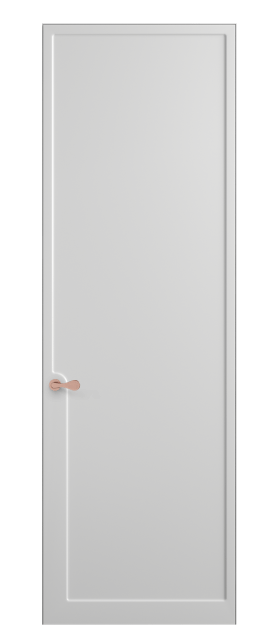 Дверь межкомнатная 7502 МБЛ. Цвет Матовый белоснежный. Материал Гладкая эмаль. Коллекция Softform. Картинка.