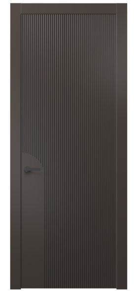 Дверь межкомнатная АКП 8625 МАН. Цвет Матовый антрацит. Материал Гладкая эмаль. Коллекция Dune. Картинка.